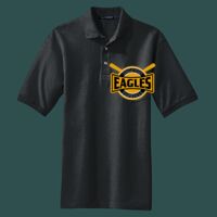 Heavyweight Cotton Pique Polo with Pocket Thumbnail