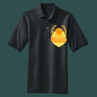 Heavyweight Cotton Pique Polo with Pocket Thumbnail