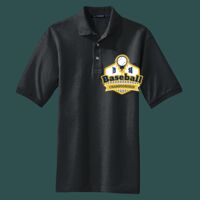 Heavyweight Cotton Pique Polo with Pocket Thumbnail