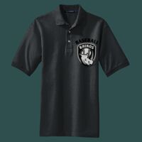 Heavyweight Cotton Pique Polo with Pocket Thumbnail