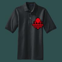Heavyweight Cotton Pique Polo with Pocket Thumbnail