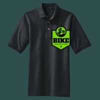 Heavyweight Cotton Pique Polo with Pocket Thumbnail