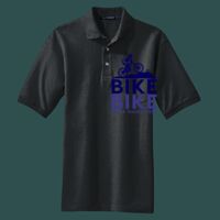 Heavyweight Cotton Pique Polo with Pocket Thumbnail