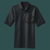 Heavyweight Cotton Pique Polo with Pocket Thumbnail
