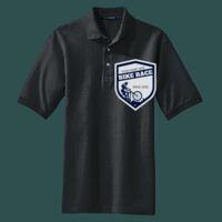 Heavyweight Cotton Pique Polo with Pocket Thumbnail