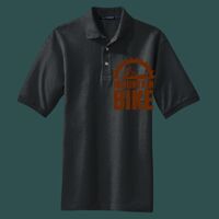 Heavyweight Cotton Pique Polo with Pocket Thumbnail