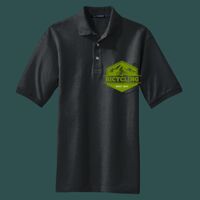 Heavyweight Cotton Pique Polo with Pocket Thumbnail