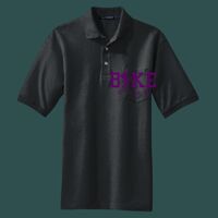 Heavyweight Cotton Pique Polo with Pocket Thumbnail