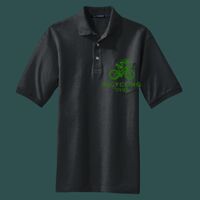 Heavyweight Cotton Pique Polo with Pocket Thumbnail