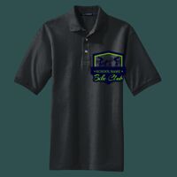 Heavyweight Cotton Pique Polo with Pocket Thumbnail