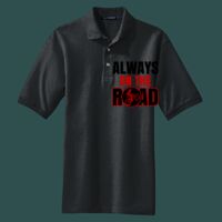 Heavyweight Cotton Pique Polo with Pocket Thumbnail