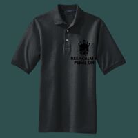 Heavyweight Cotton Pique Polo with Pocket Thumbnail