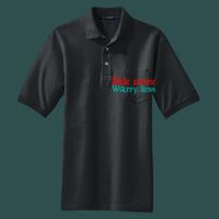 Heavyweight Cotton Pique Polo with Pocket Thumbnail