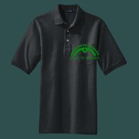Heavyweight Cotton Pique Polo with Pocket Thumbnail