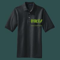 Heavyweight Cotton Pique Polo with Pocket Thumbnail