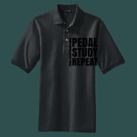 Heavyweight Cotton Pique Polo with Pocket Thumbnail