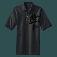 Heavyweight Cotton Pique Polo with Pocket Thumbnail