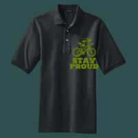 Heavyweight Cotton Pique Polo with Pocket Thumbnail
