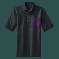 Heavyweight Cotton Pique Polo with Pocket Thumbnail