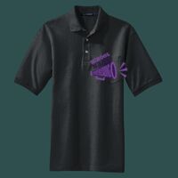 Heavyweight Cotton Pique Polo with Pocket Thumbnail