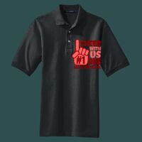 Heavyweight Cotton Pique Polo with Pocket Thumbnail
