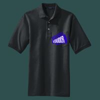 Heavyweight Cotton Pique Polo with Pocket Thumbnail
