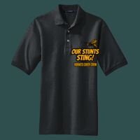 Heavyweight Cotton Pique Polo with Pocket Thumbnail