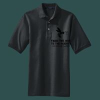 Heavyweight Cotton Pique Polo with Pocket Thumbnail