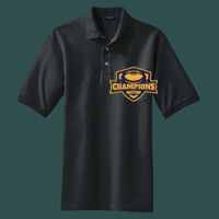 Heavyweight Cotton Pique Polo with Pocket Thumbnail
