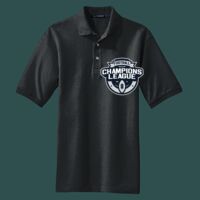 Heavyweight Cotton Pique Polo with Pocket Thumbnail