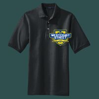 Heavyweight Cotton Pique Polo with Pocket Thumbnail