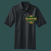 Heavyweight Cotton Pique Polo with Pocket Thumbnail