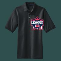 Heavyweight Cotton Pique Polo with Pocket Thumbnail