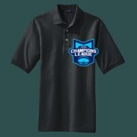 Heavyweight Cotton Pique Polo with Pocket Thumbnail