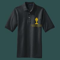 Heavyweight Cotton Pique Polo with Pocket Thumbnail