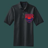 Heavyweight Cotton Pique Polo with Pocket Thumbnail