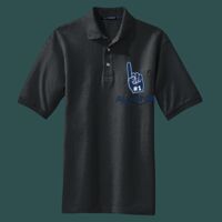 Heavyweight Cotton Pique Polo with Pocket Thumbnail