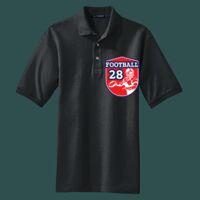 Heavyweight Cotton Pique Polo with Pocket Thumbnail