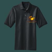 Heavyweight Cotton Pique Polo with Pocket Thumbnail
