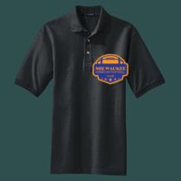 Heavyweight Cotton Pique Polo with Pocket Thumbnail