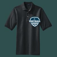 Heavyweight Cotton Pique Polo with Pocket Thumbnail