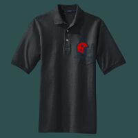 Heavyweight Cotton Pique Polo with Pocket Thumbnail