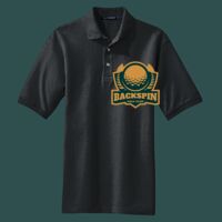 Heavyweight Cotton Pique Polo with Pocket Thumbnail