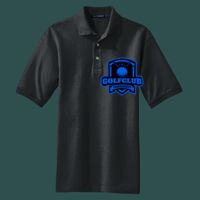 Heavyweight Cotton Pique Polo with Pocket Thumbnail