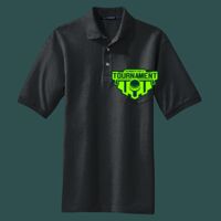 Heavyweight Cotton Pique Polo with Pocket Thumbnail