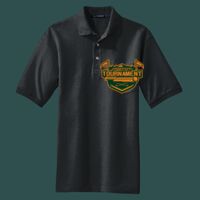 Heavyweight Cotton Pique Polo with Pocket Thumbnail