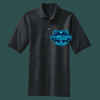 Heavyweight Cotton Pique Polo with Pocket Thumbnail
