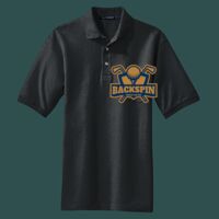 Heavyweight Cotton Pique Polo with Pocket Thumbnail