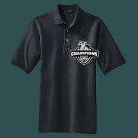 Heavyweight Cotton Pique Polo with Pocket Thumbnail