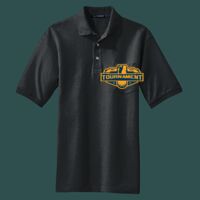 Heavyweight Cotton Pique Polo with Pocket Thumbnail